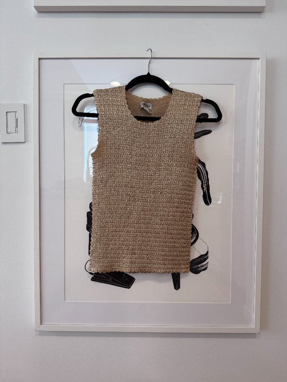 Vintage Nicola Crinkled Texture Top